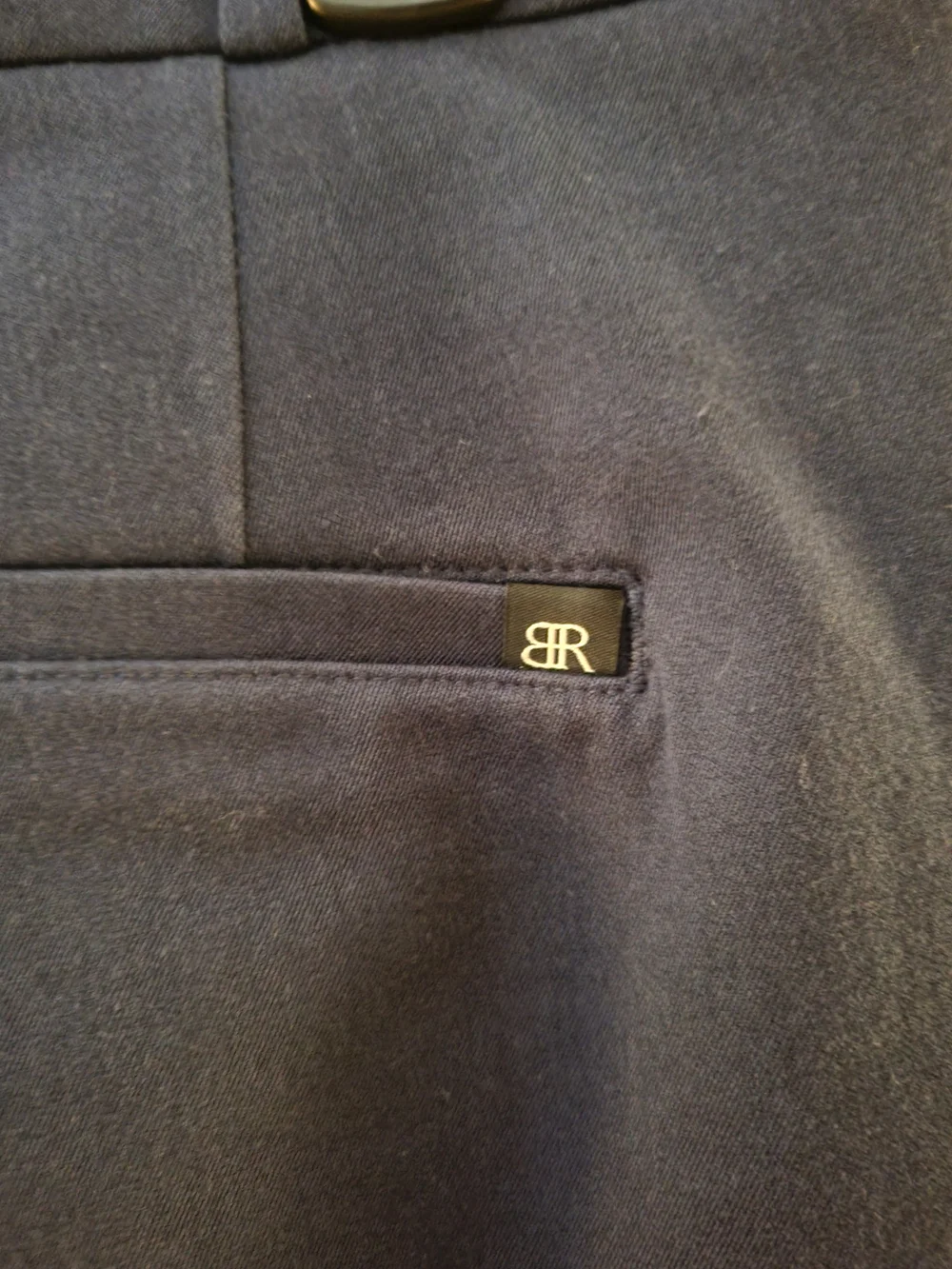 Banana Republic Navy Blue Stretch Knit Ankle Dress Pants Women's Size 10